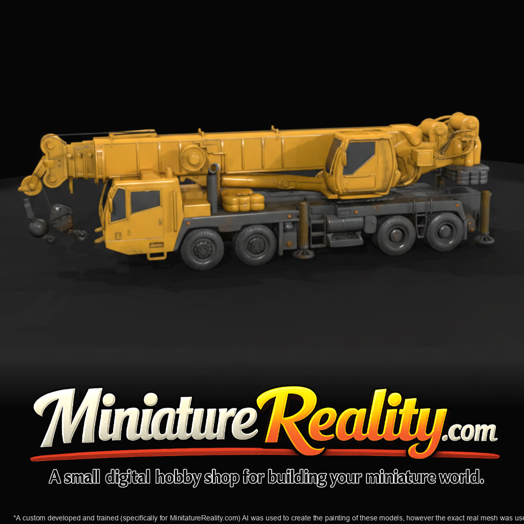 4 axle truck crane