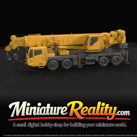 4 axle truck crane