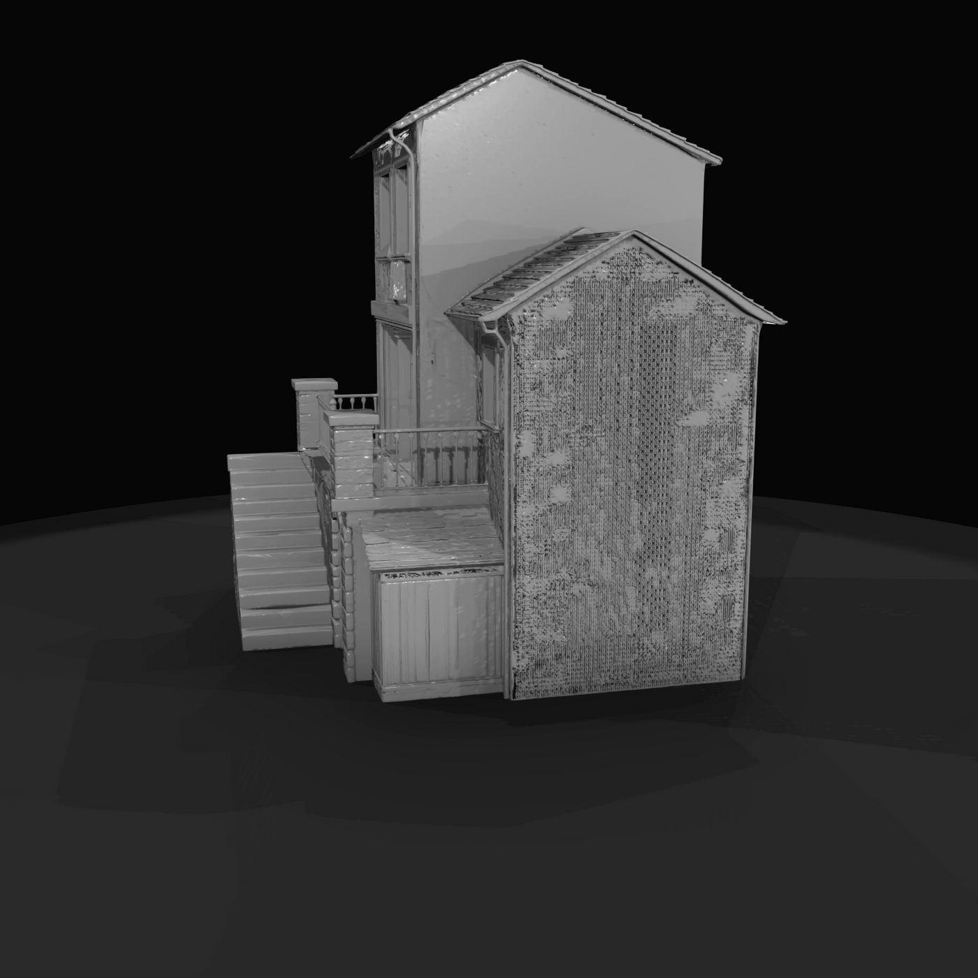 residential house (two-story townhouse or small house)
