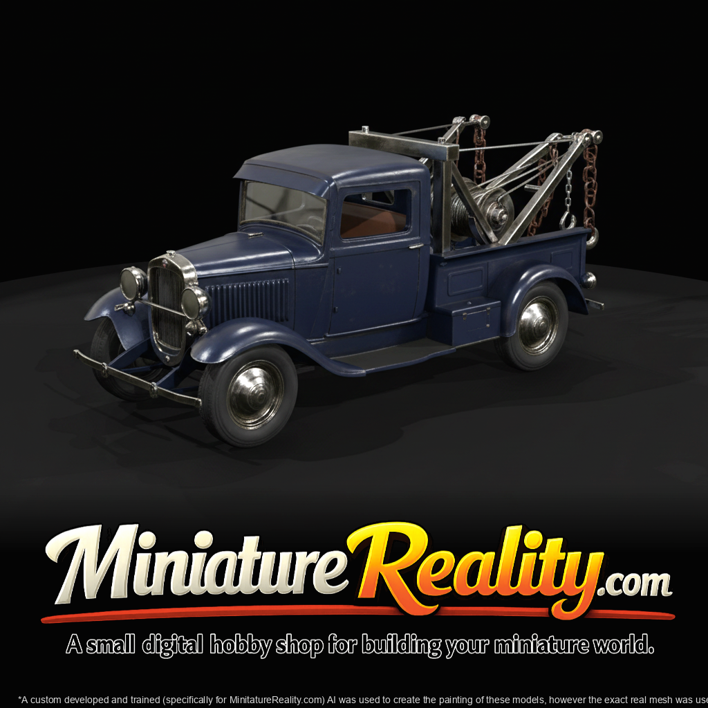 Vintage Tow Truck Antique Wrecker T–era Style (1920s)