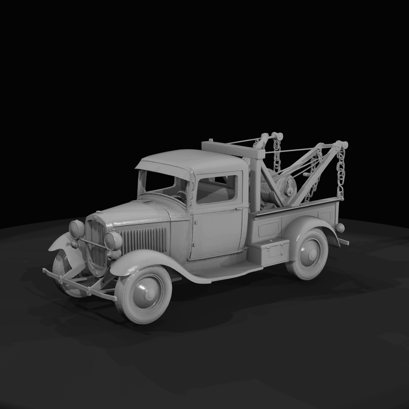 Vintage Tow Truck Antique Wrecker T–era Style (1920s)