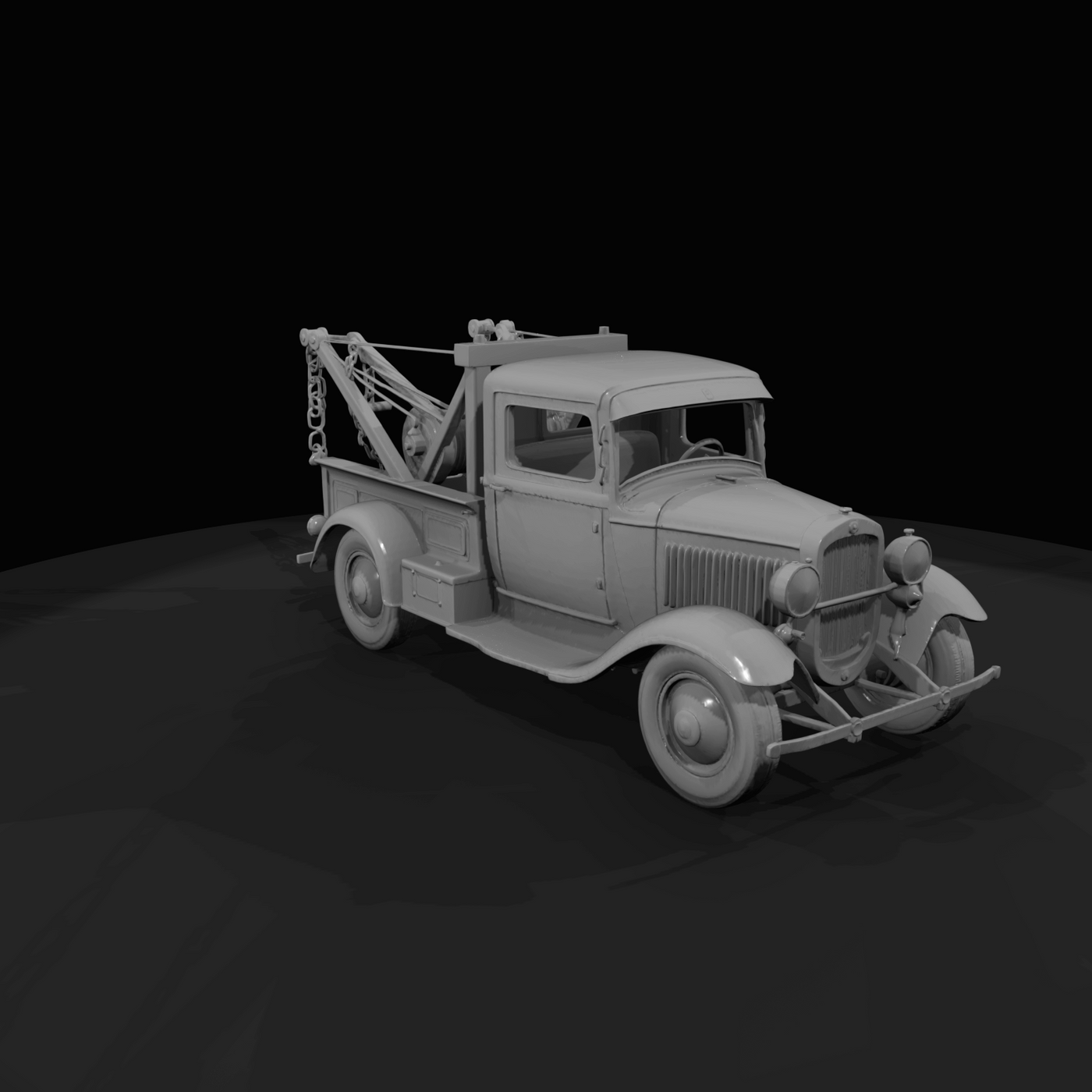 Vintage Tow Truck Antique Wrecker T–era Style (1920s)