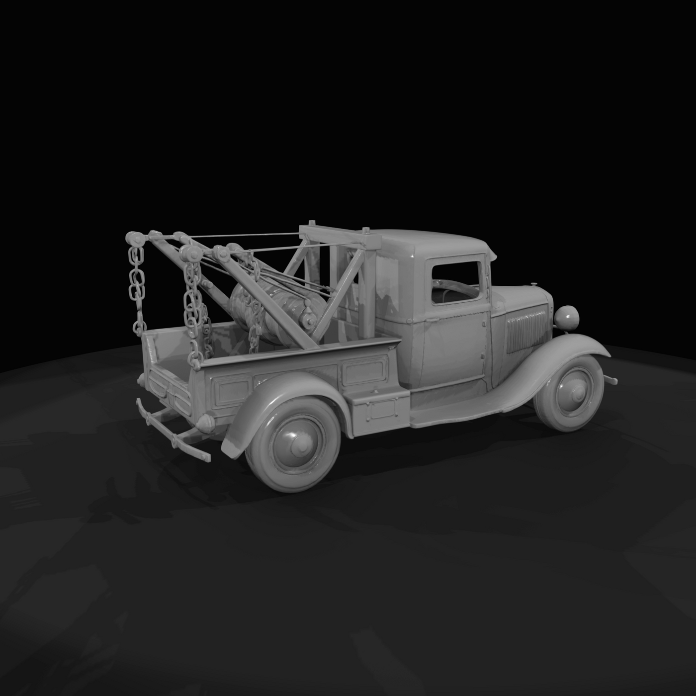 Vintage Tow Truck Antique Wrecker T–era Style (1920s)
