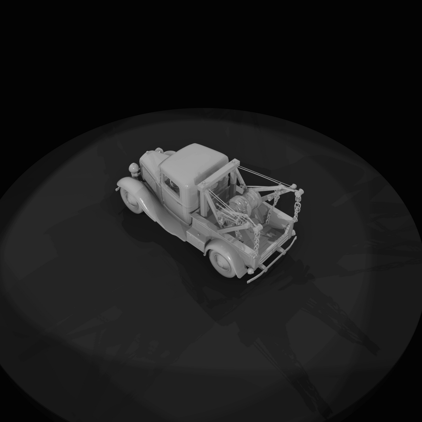 Vintage Tow Truck Antique Wrecker T–era Style (1920s)