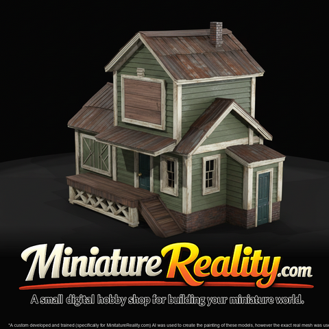 Small Rural Wooden House Cottage (1940s)