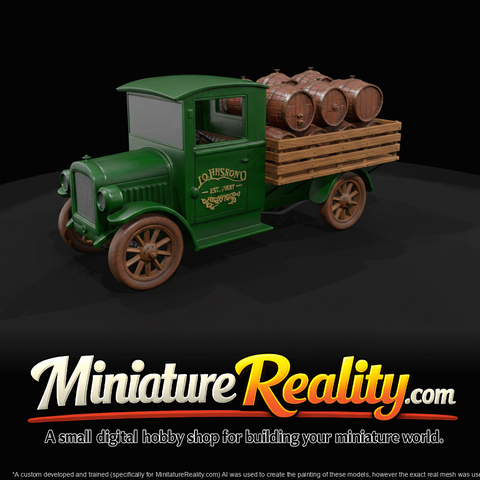 Motorized Brewery Delivery Truck (1920s)