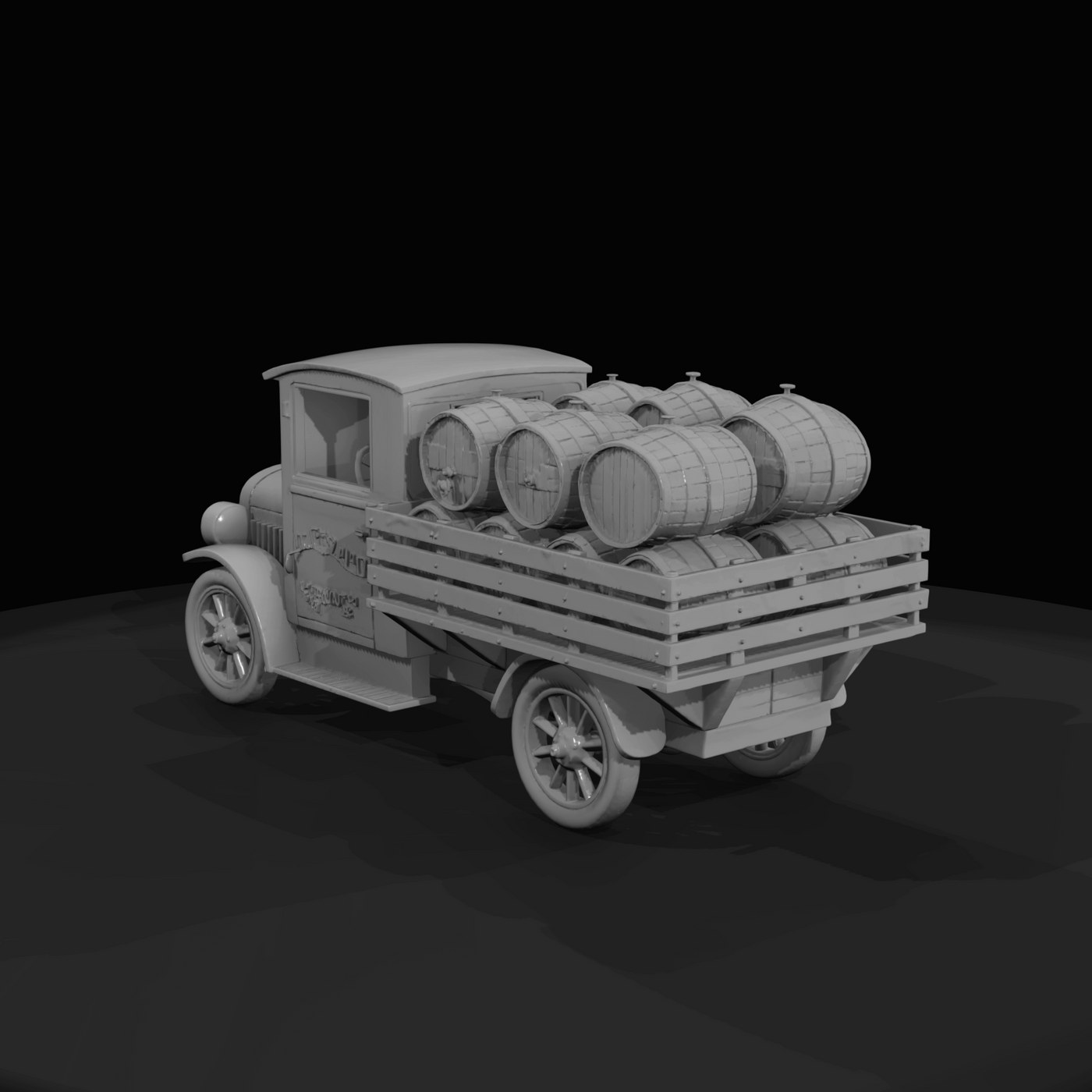 Motorized Brewery Delivery Truck (1920s)