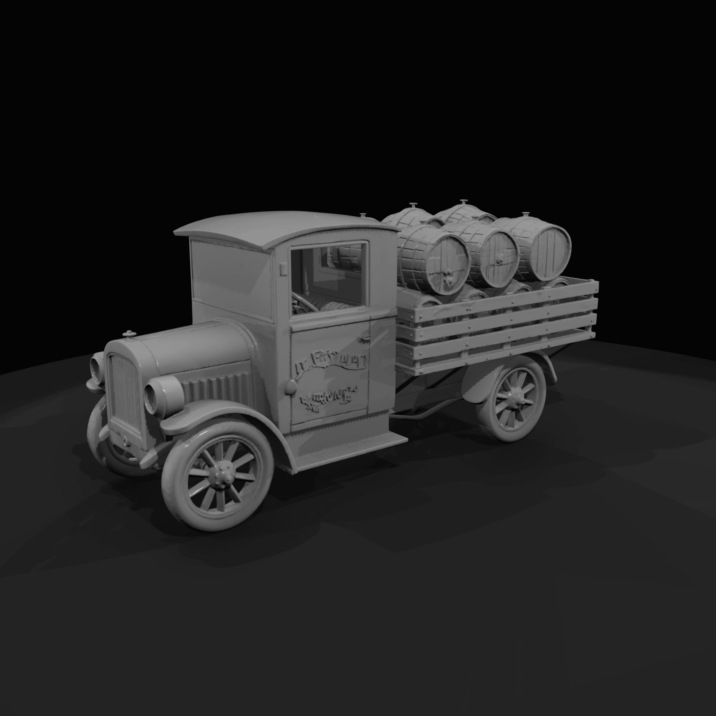 Motorized Brewery Delivery Truck (1920s)
