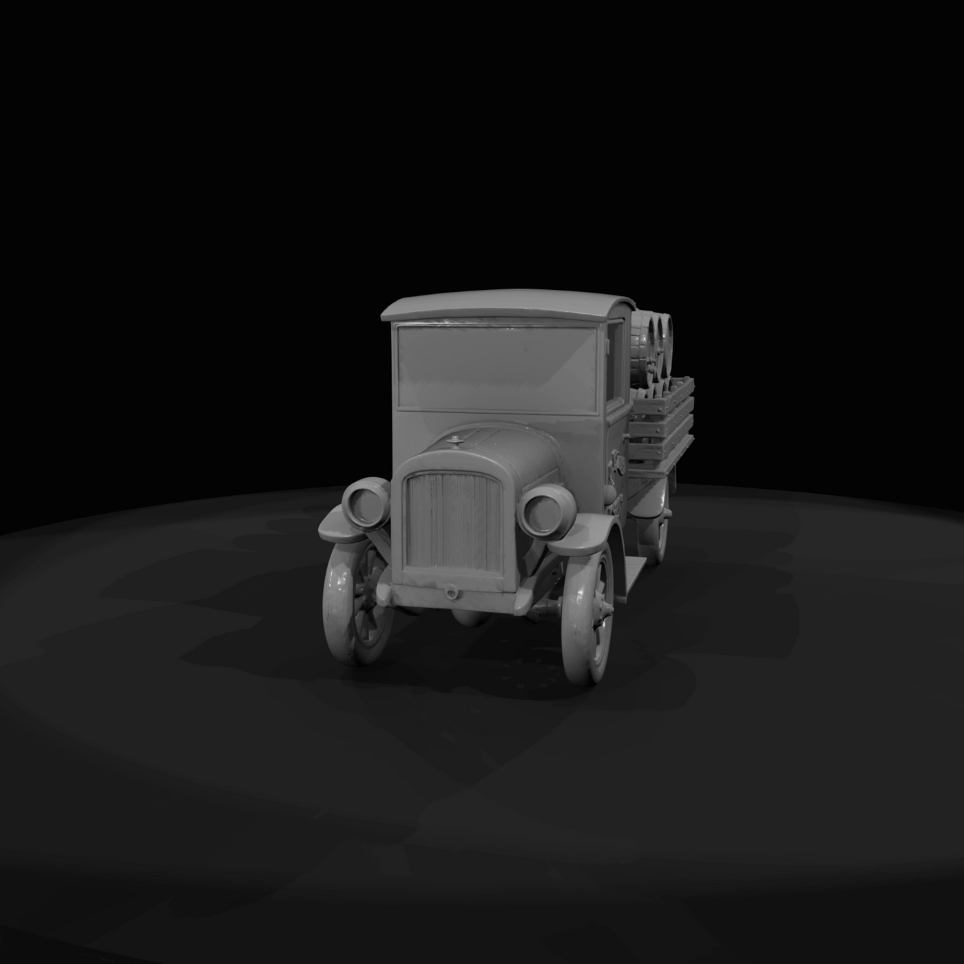Motorized Brewery Delivery Truck (1920s)