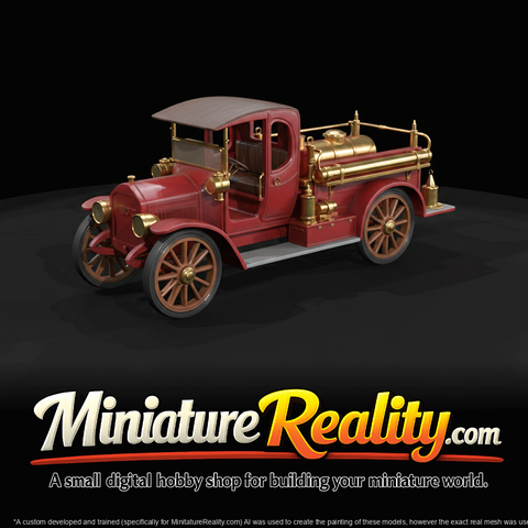 Knox Motor Fire Engine Historic Commercial Municipal Vehicle (1910s)