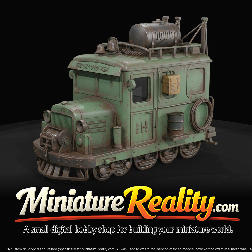 Small industrial shunting (switcher) locomotive