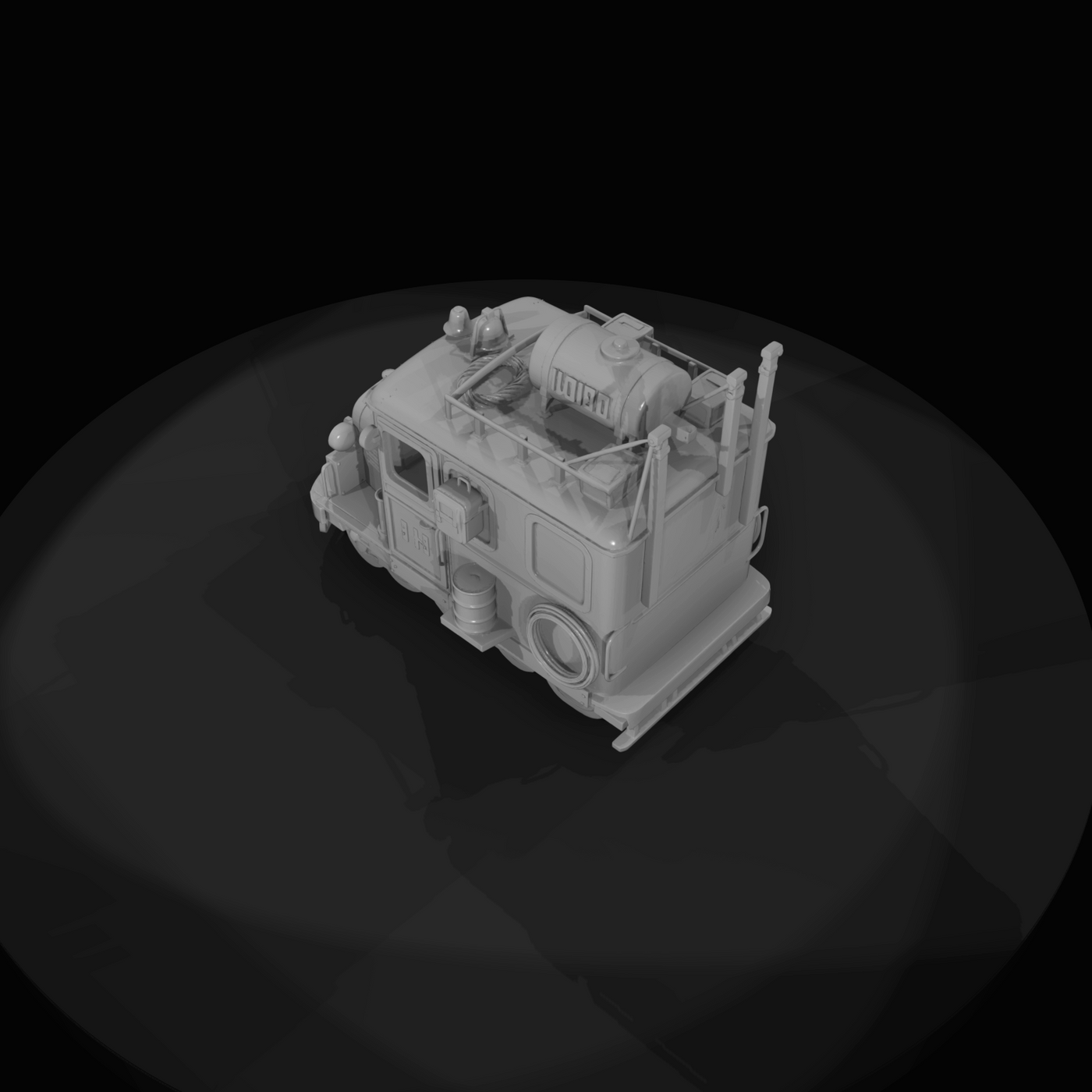 Small industrial shunting (switcher) locomotive