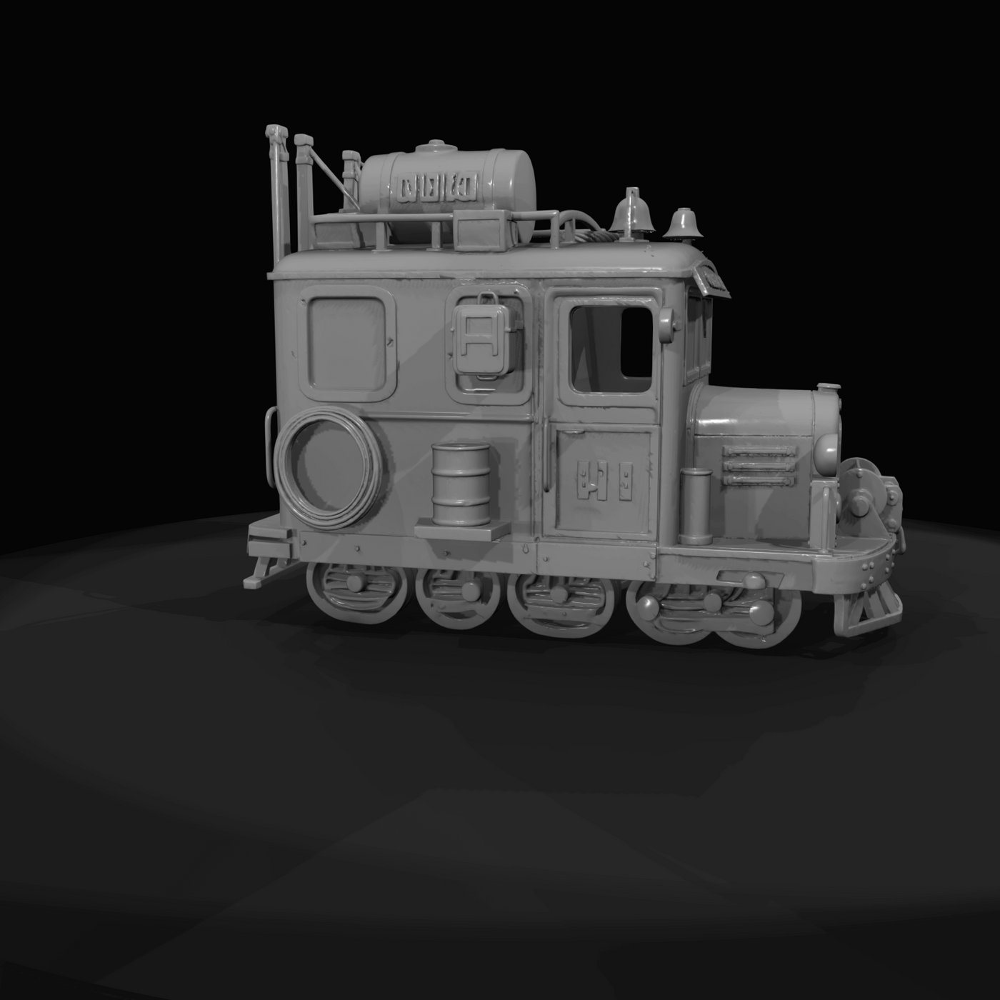Small industrial shunting (switcher) locomotive