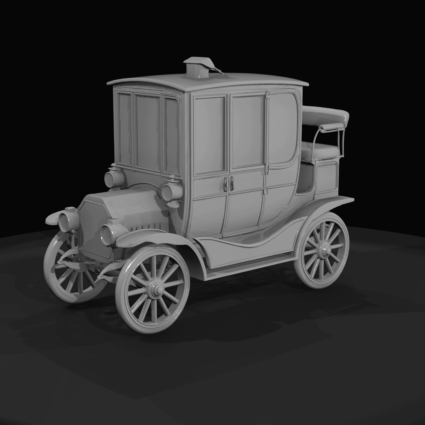 approx. 1900-1915 closed coach automobile (coachwork passenger car)