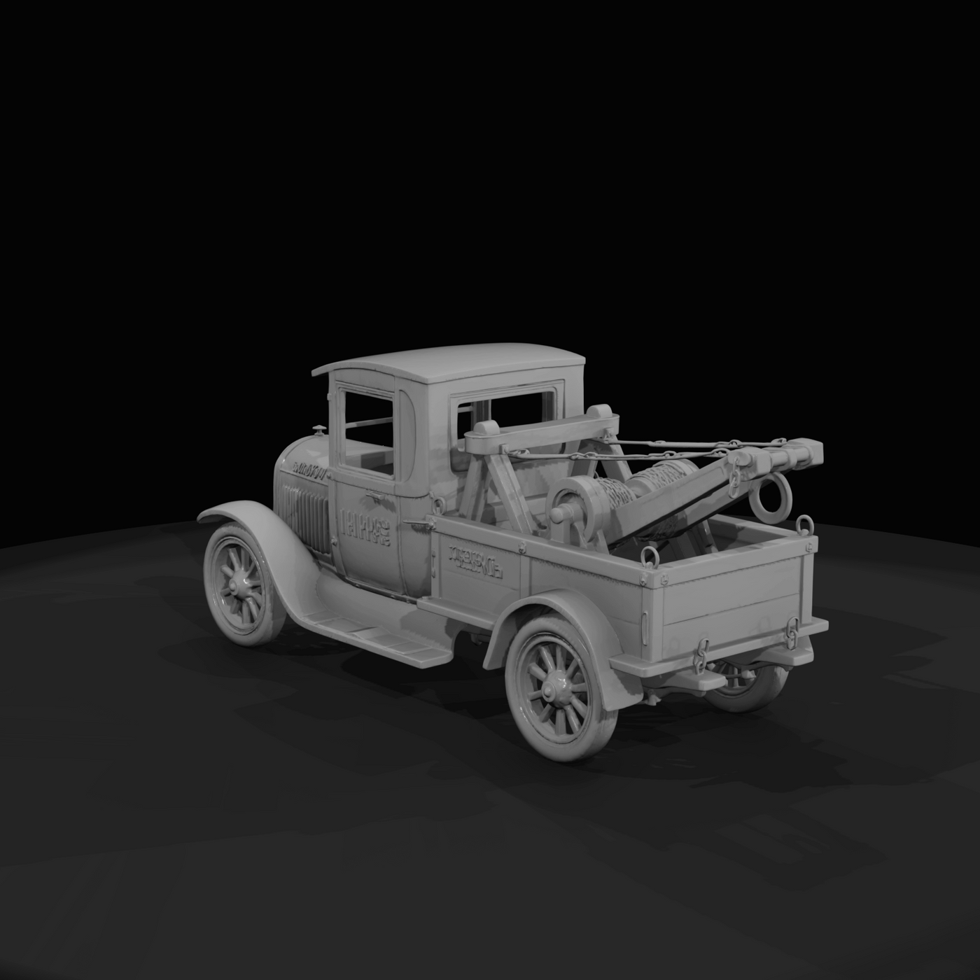 vintage tow truck