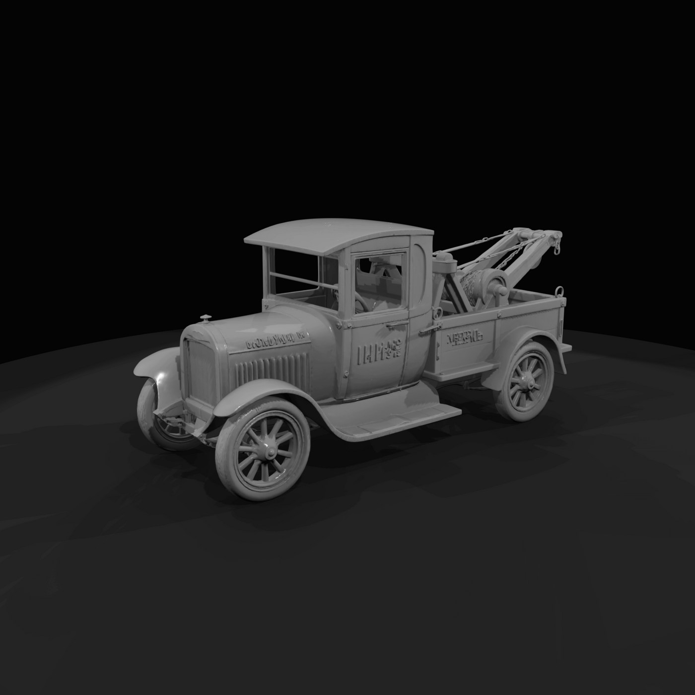 vintage tow truck