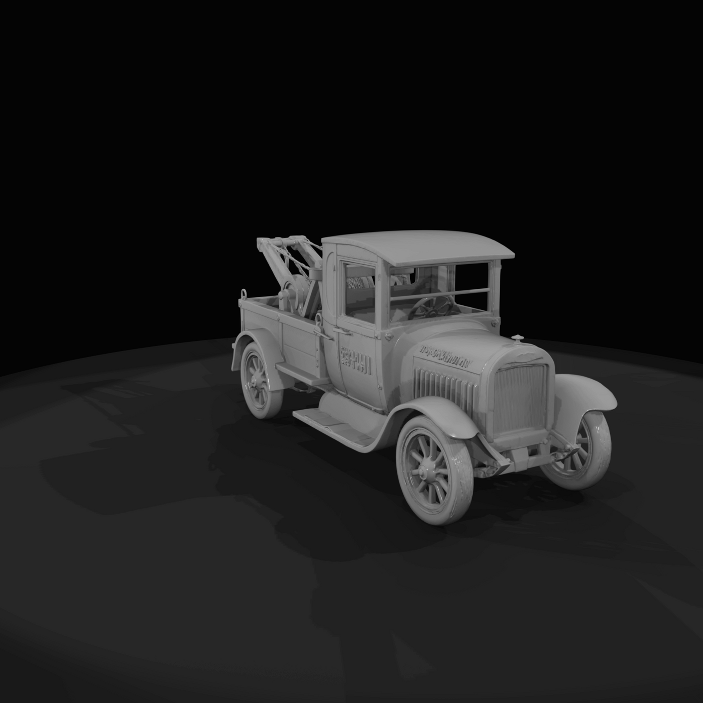 vintage tow truck