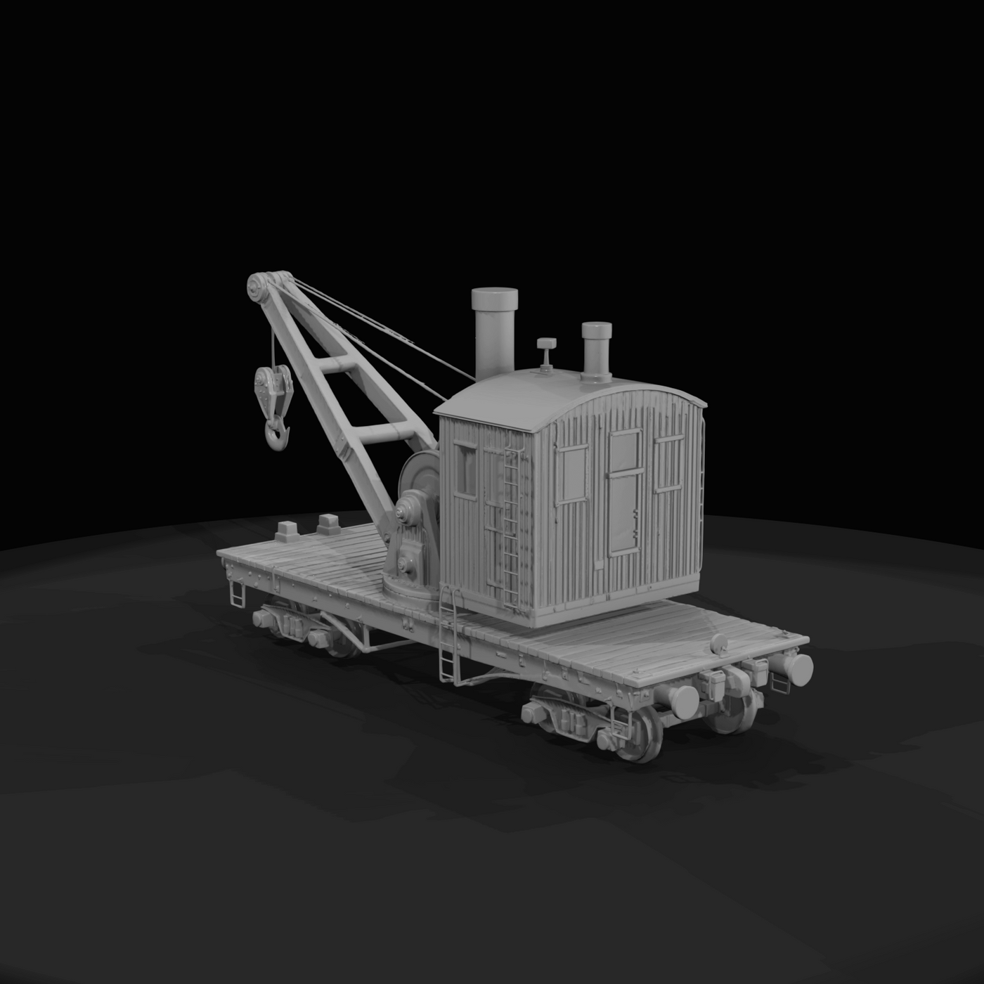 Railroad Crane Static