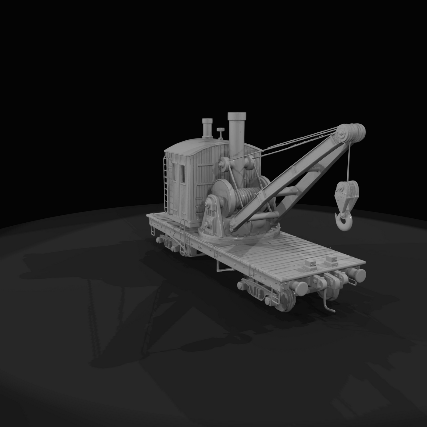 Railroad Crane Static