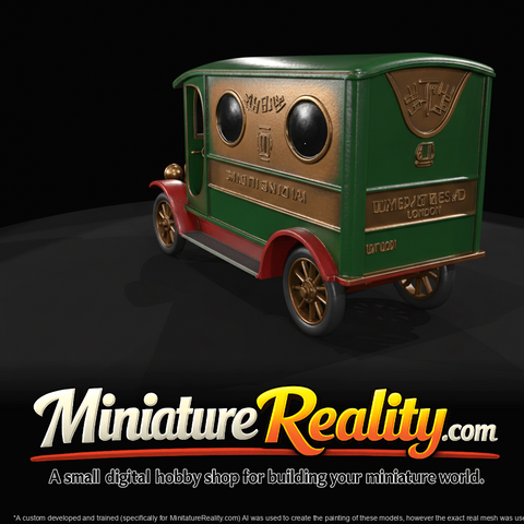 Ford Model T-style delivery van (approximate)