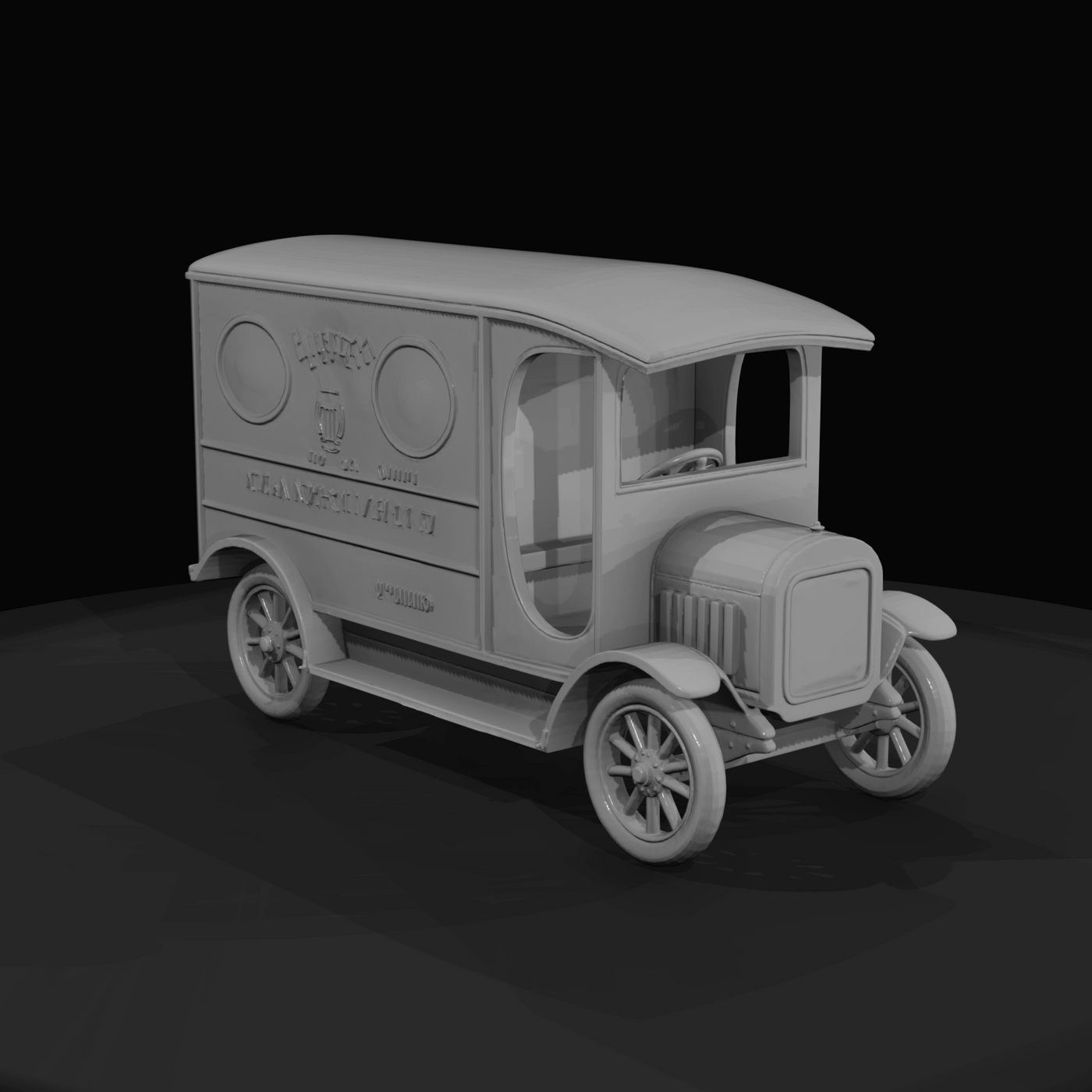 electric delivery truck (box delivery vehicle)