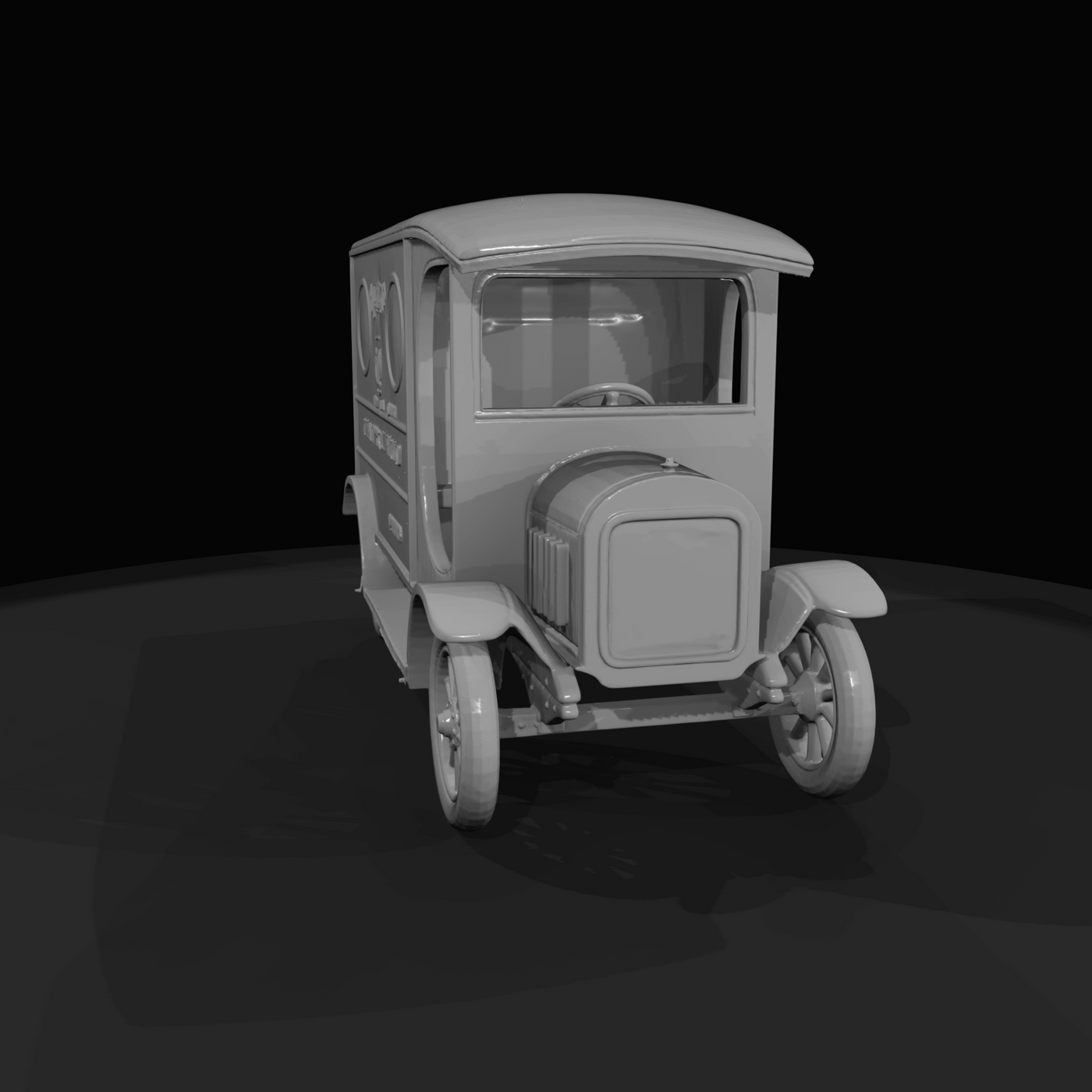 electric delivery truck (box delivery vehicle)