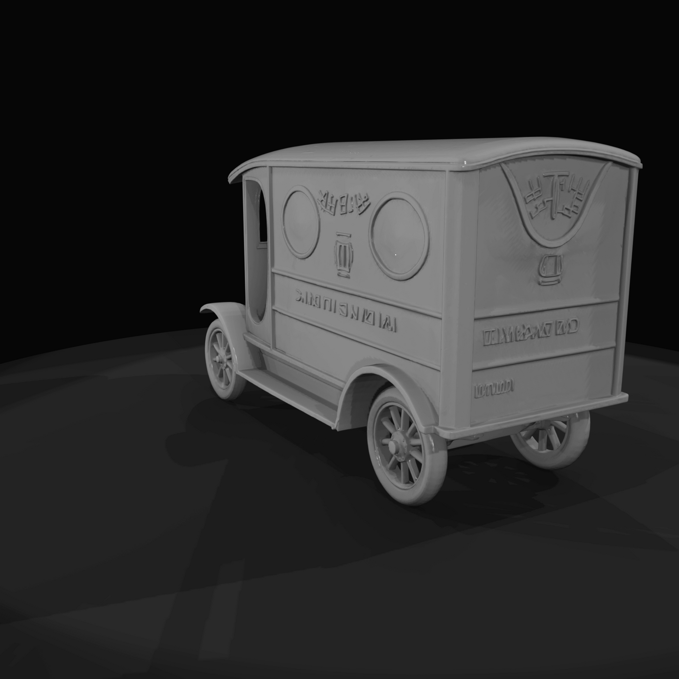 electric delivery truck (box delivery vehicle)