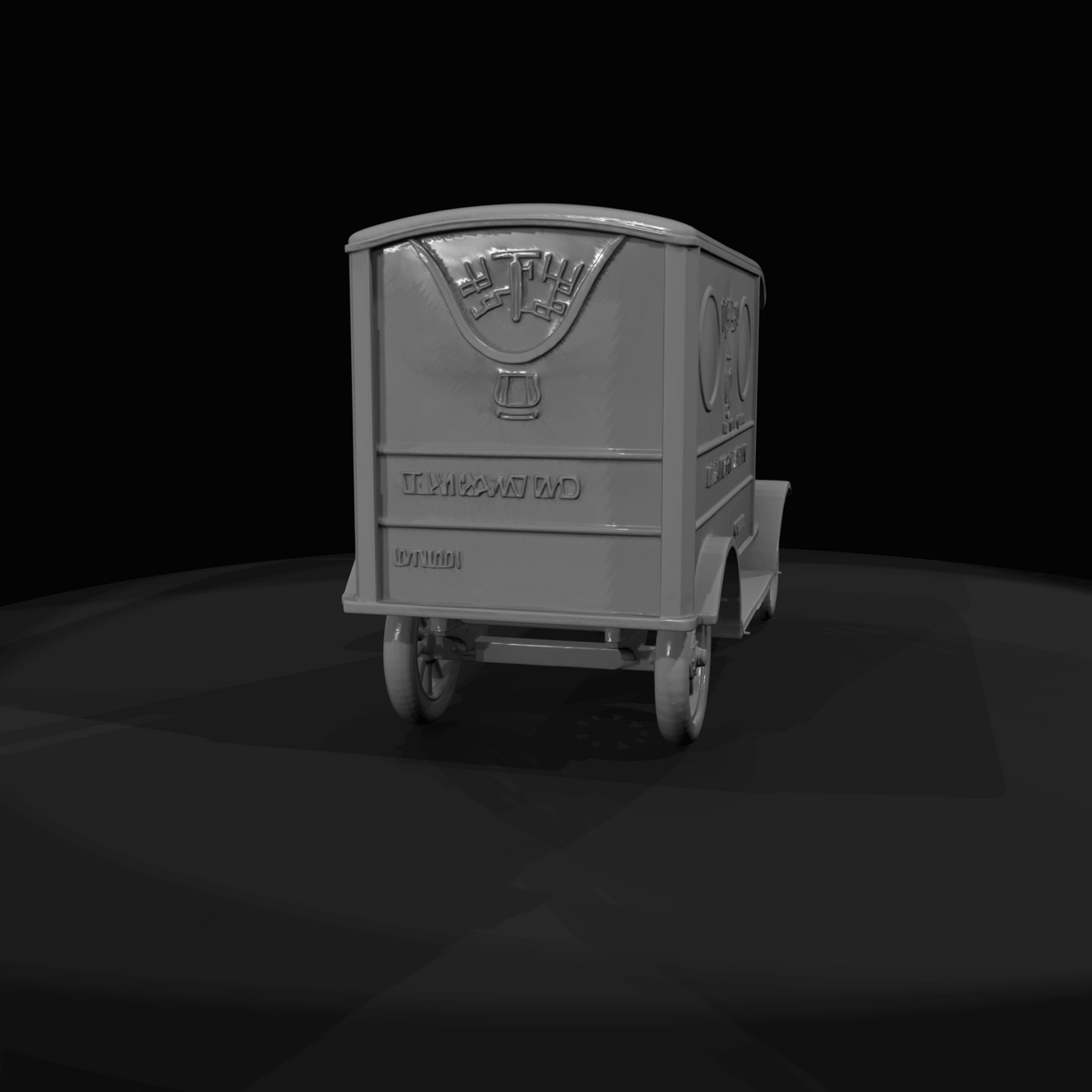 electric delivery truck (box delivery vehicle)