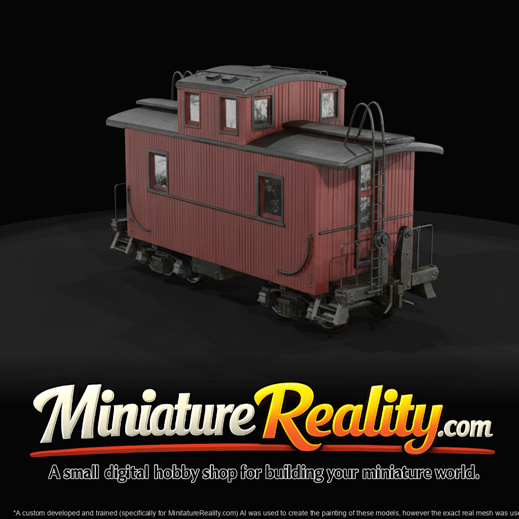 Silver City & Northern caboose (model livery)
