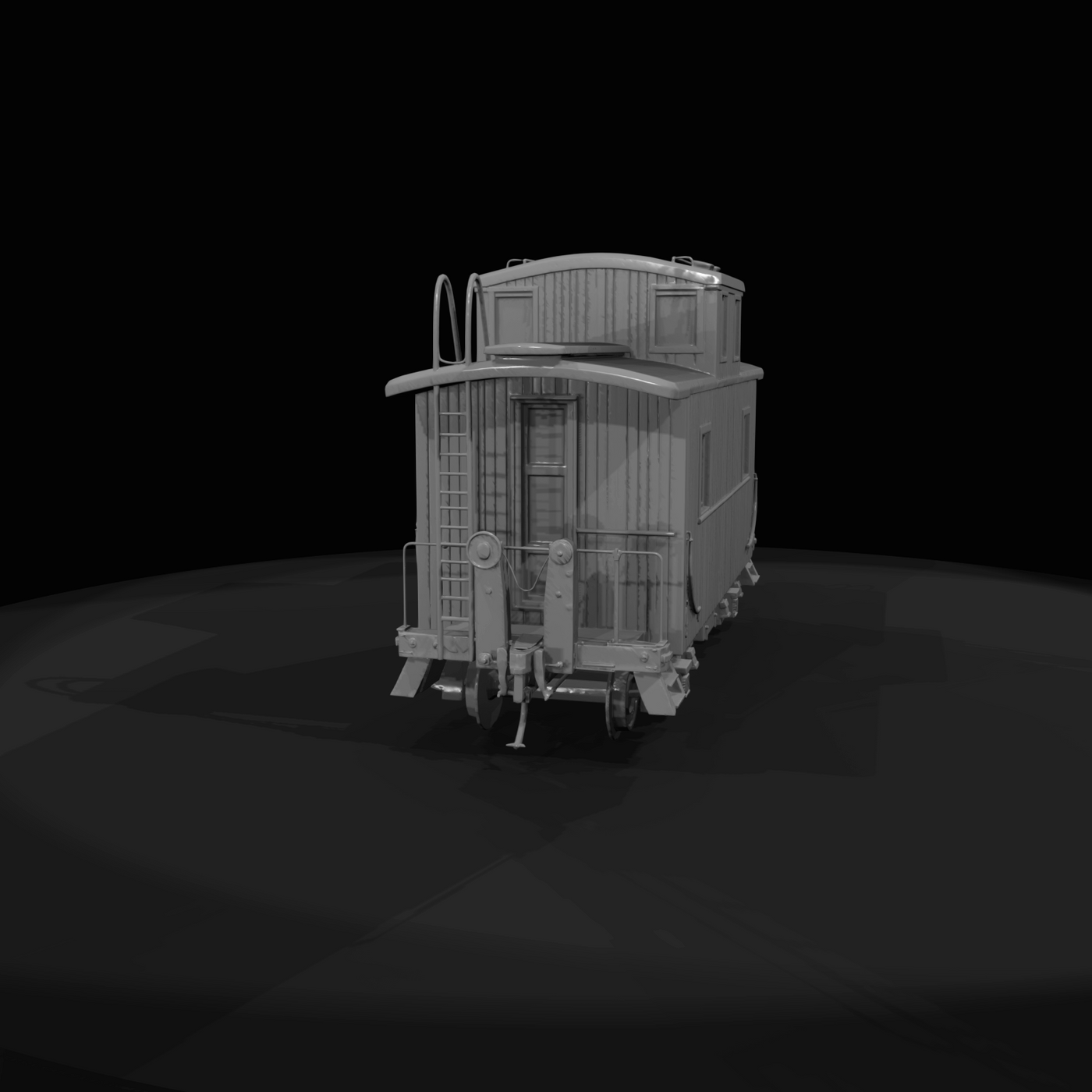 Silver City & Northern caboose (model livery)