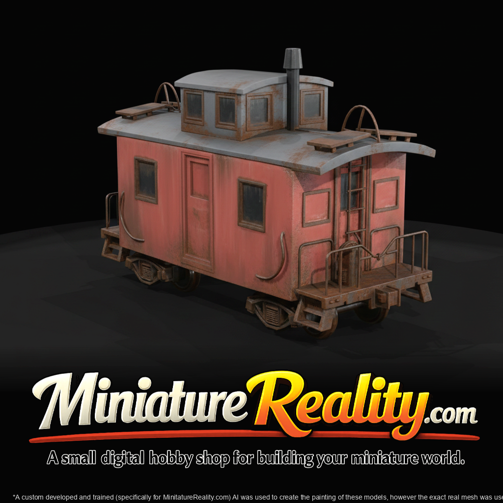 railway caboose (end-of-train crew car)