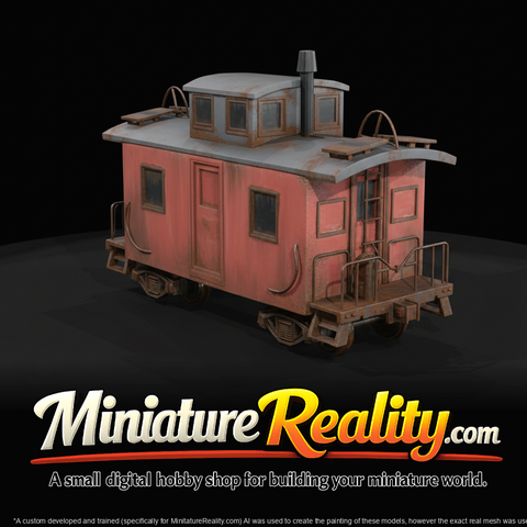 railway caboose (end-of-train crew car)