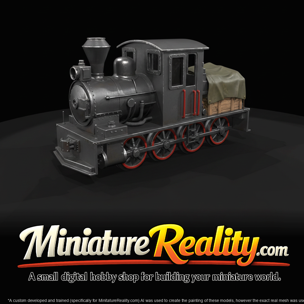 steam tank locomotive (scale model)