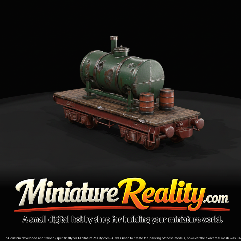 scale model / toy railway flat wagon