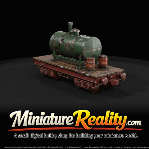 scale model / toy railway flat wagon