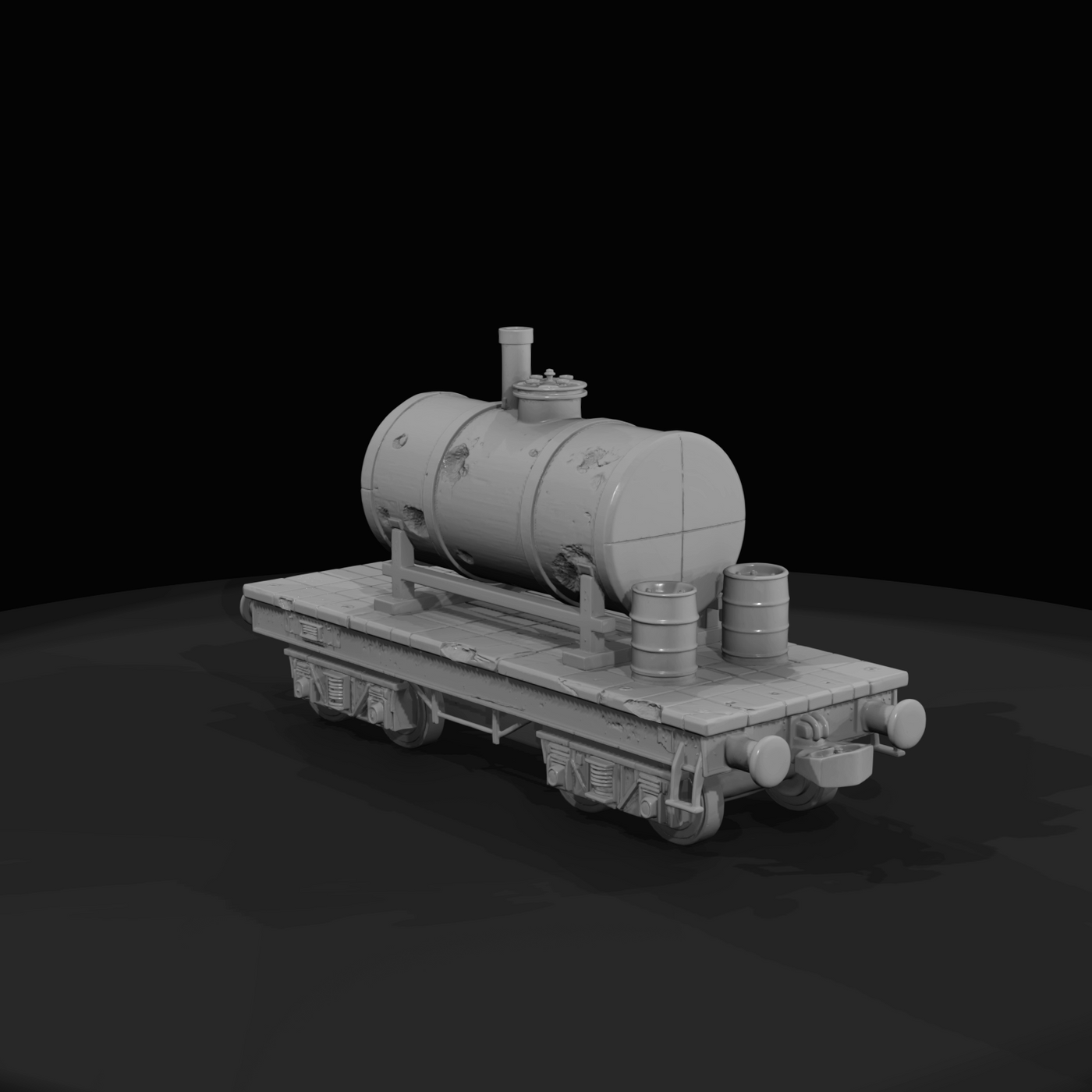 scale model / toy railway flat wagon