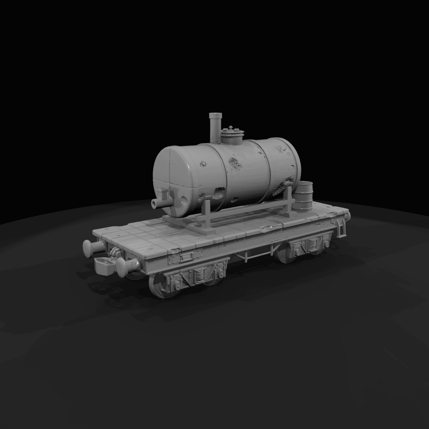 scale model / toy railway flat wagon