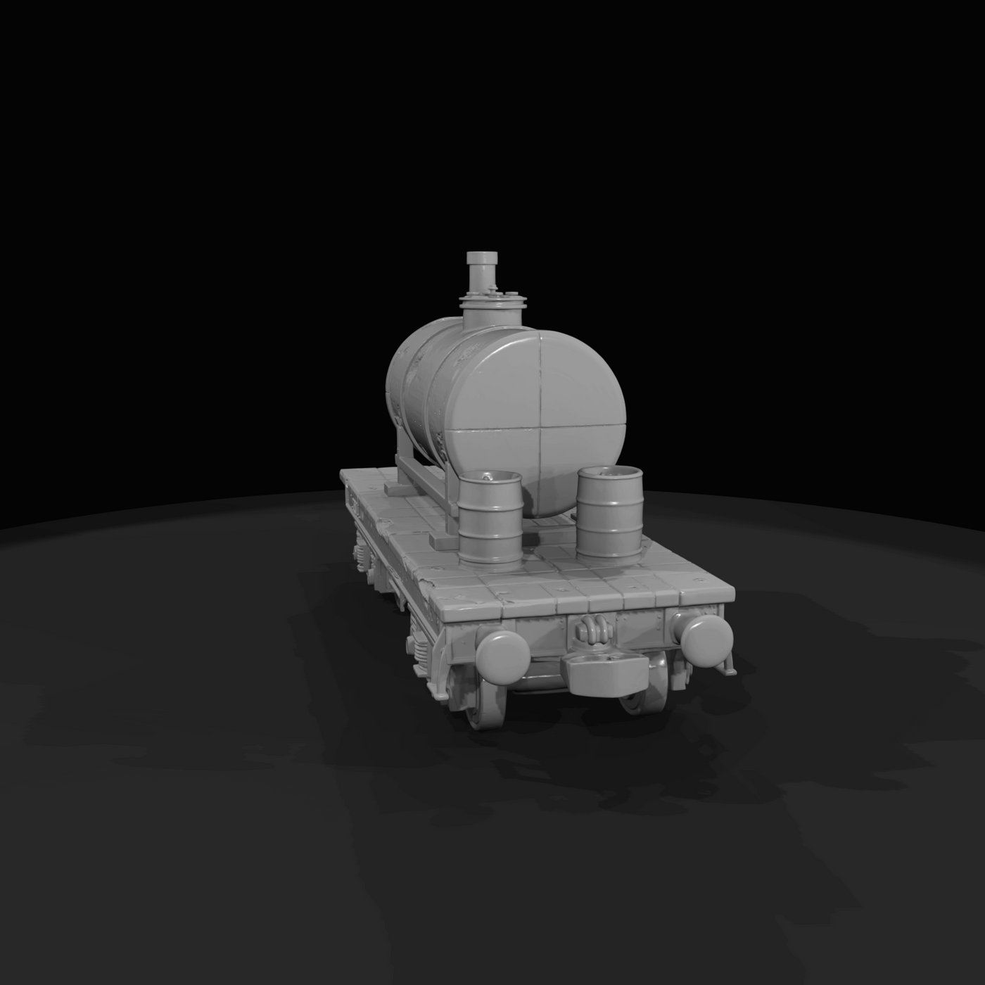 scale model / toy railway flat wagon