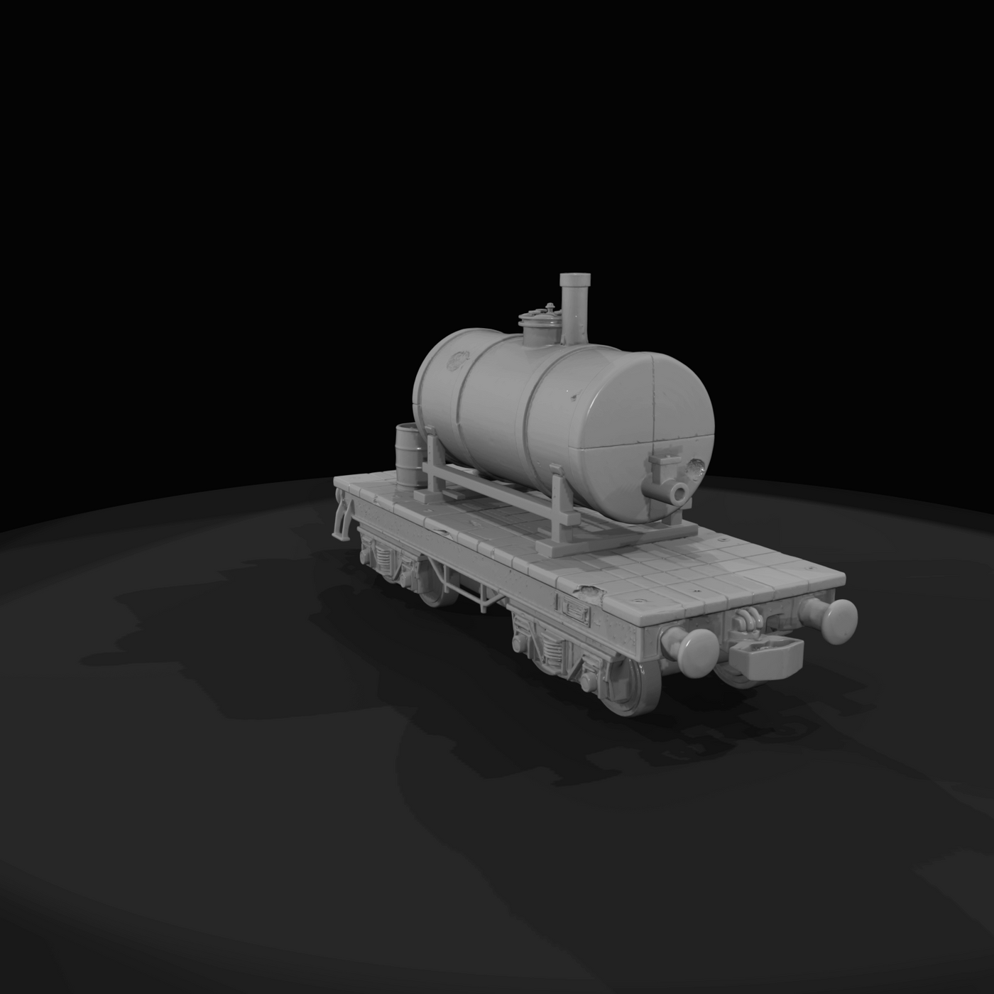 scale model / toy railway flat wagon