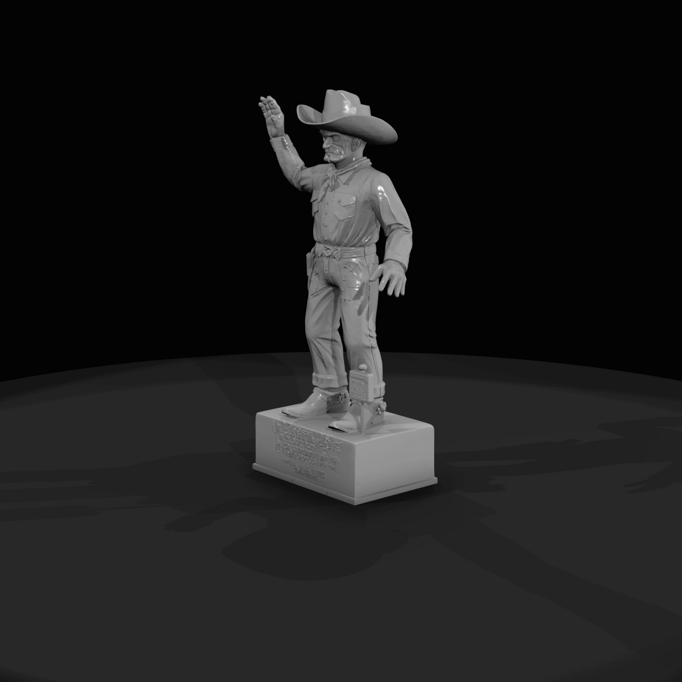 Wendover Will Giant Cowboy Roadside Sign Statue (1950s)