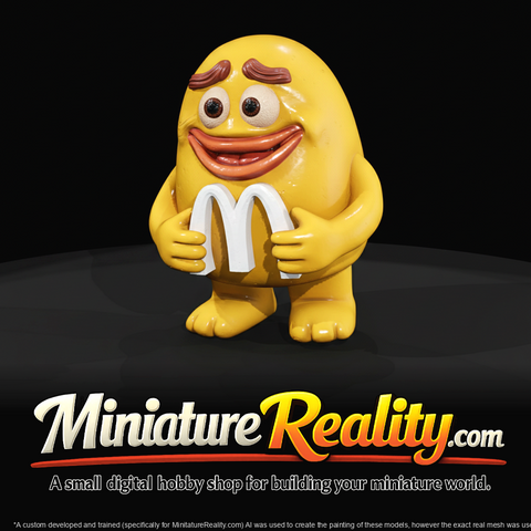 Creepy Fast Food Statue Mcds