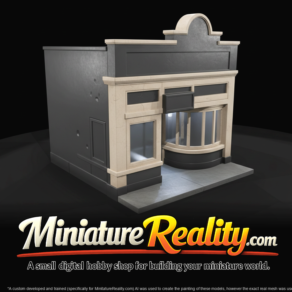 Single Storey Storefront Small Commercial Building (estimated)