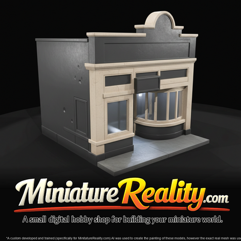 Single Storey Storefront Small Commercial Building (estimated)