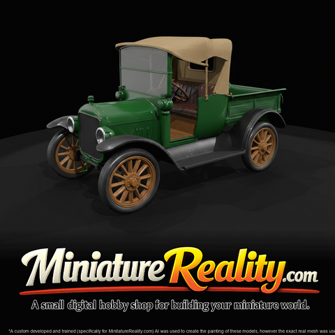 Approximate Ford* T Style Light Truck Early 1900's Pickup (1900s)