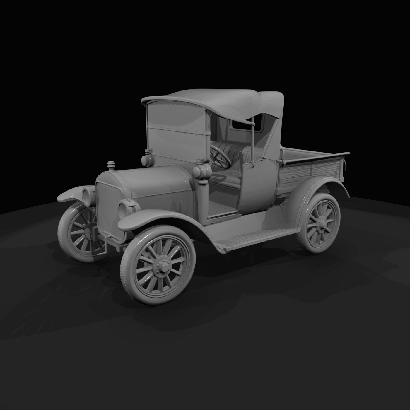 Approximate Ford* T Style Light Truck Early 1900's Pickup (1900s)