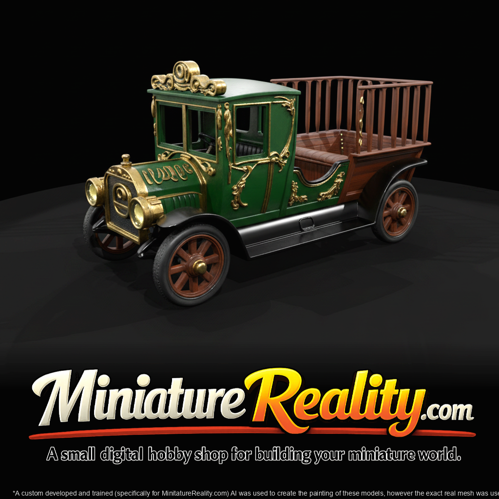 Vintage Circus Parade Car (1910s)