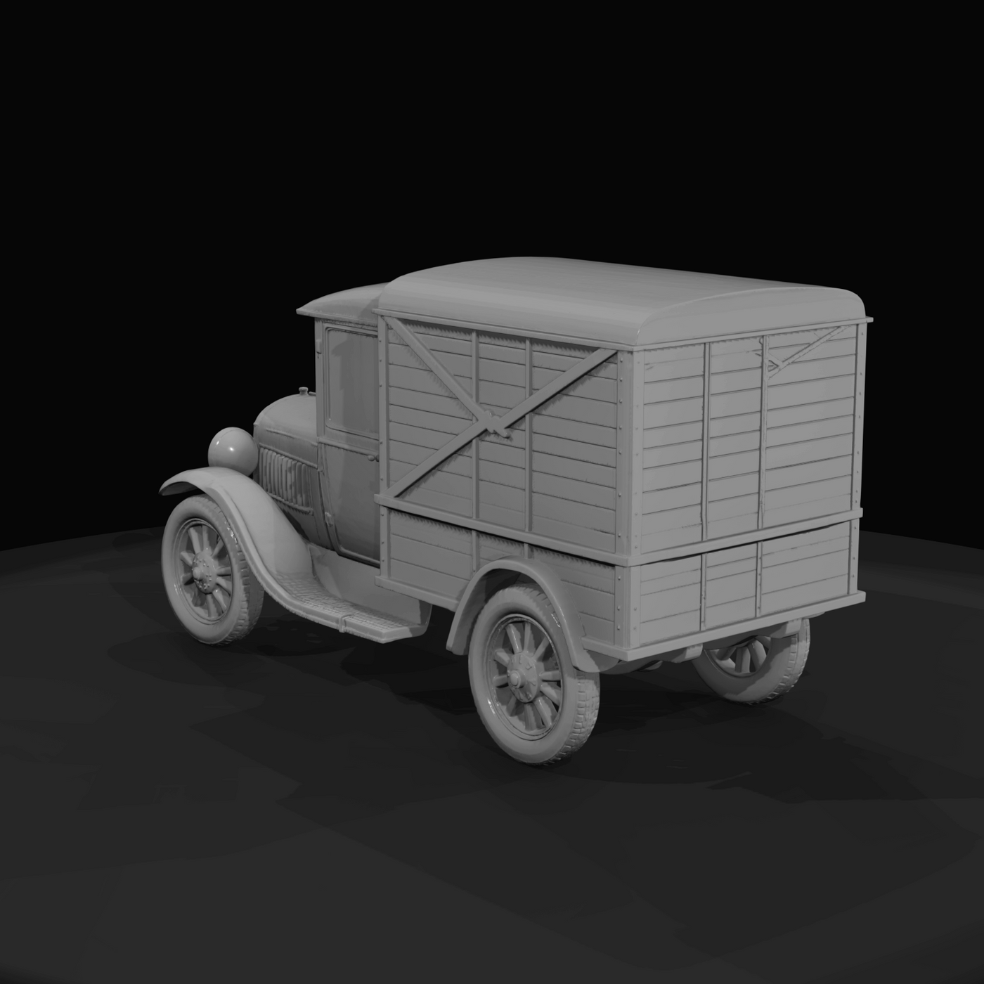 vintage delivery/box truck
