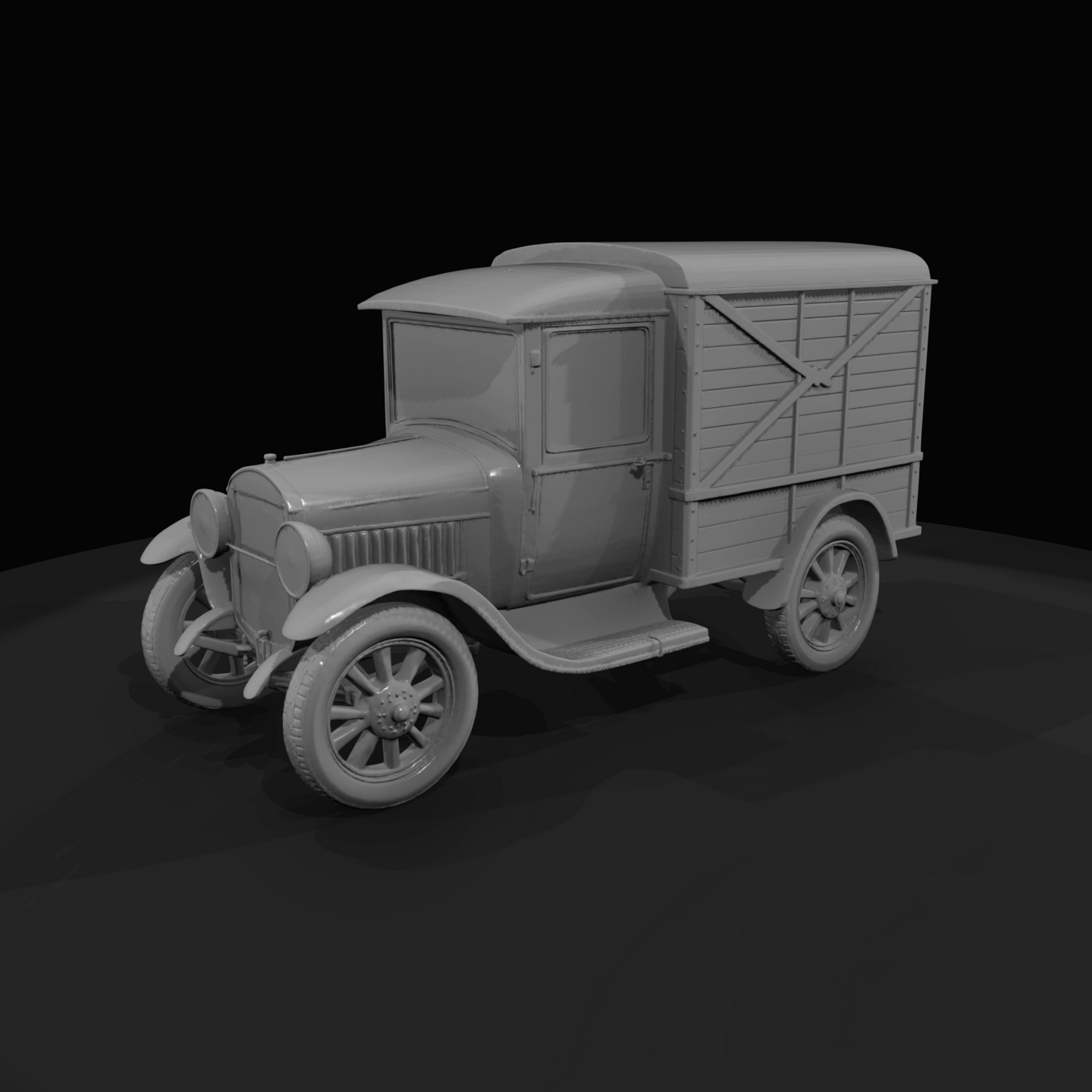 vintage delivery/box truck