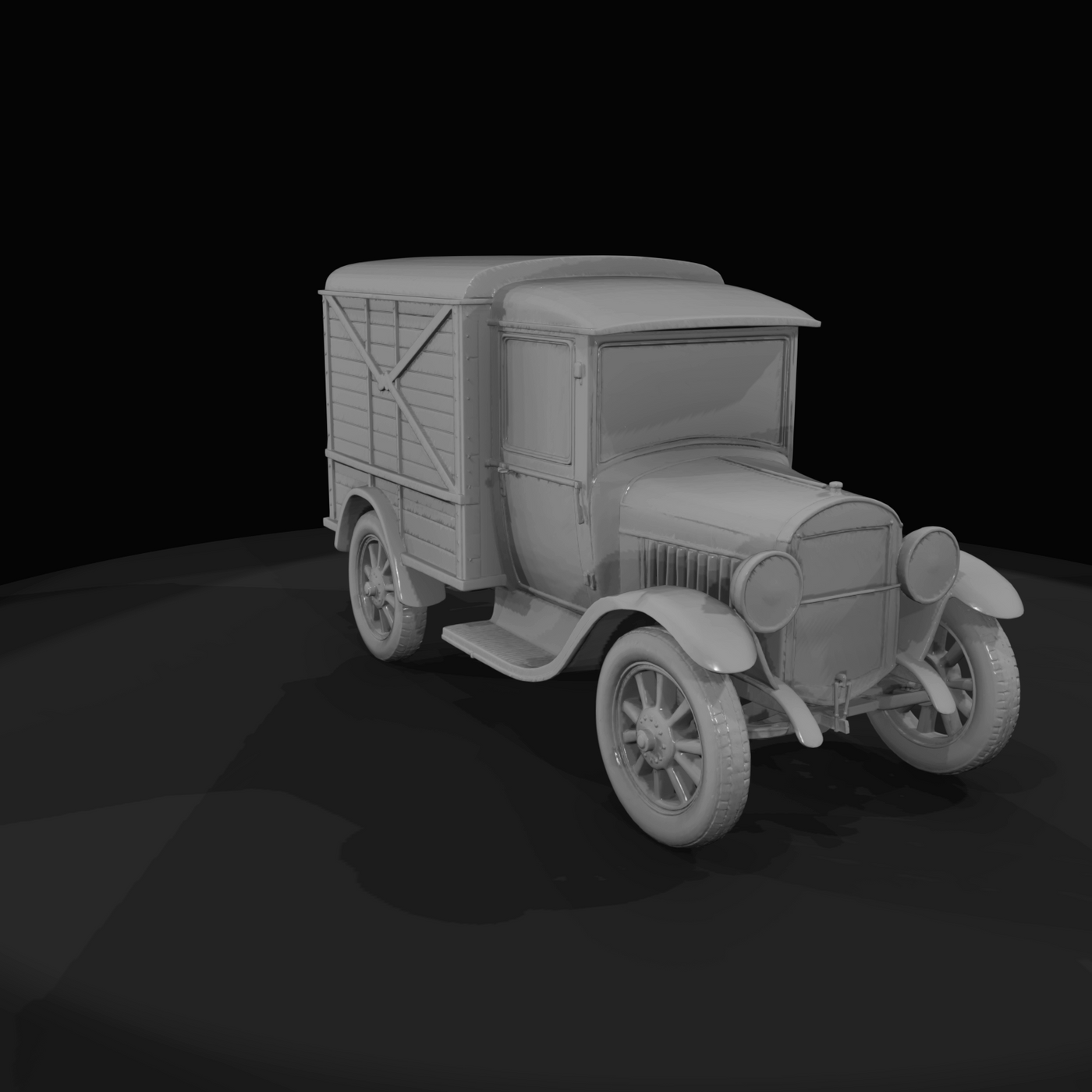 vintage delivery/box truck