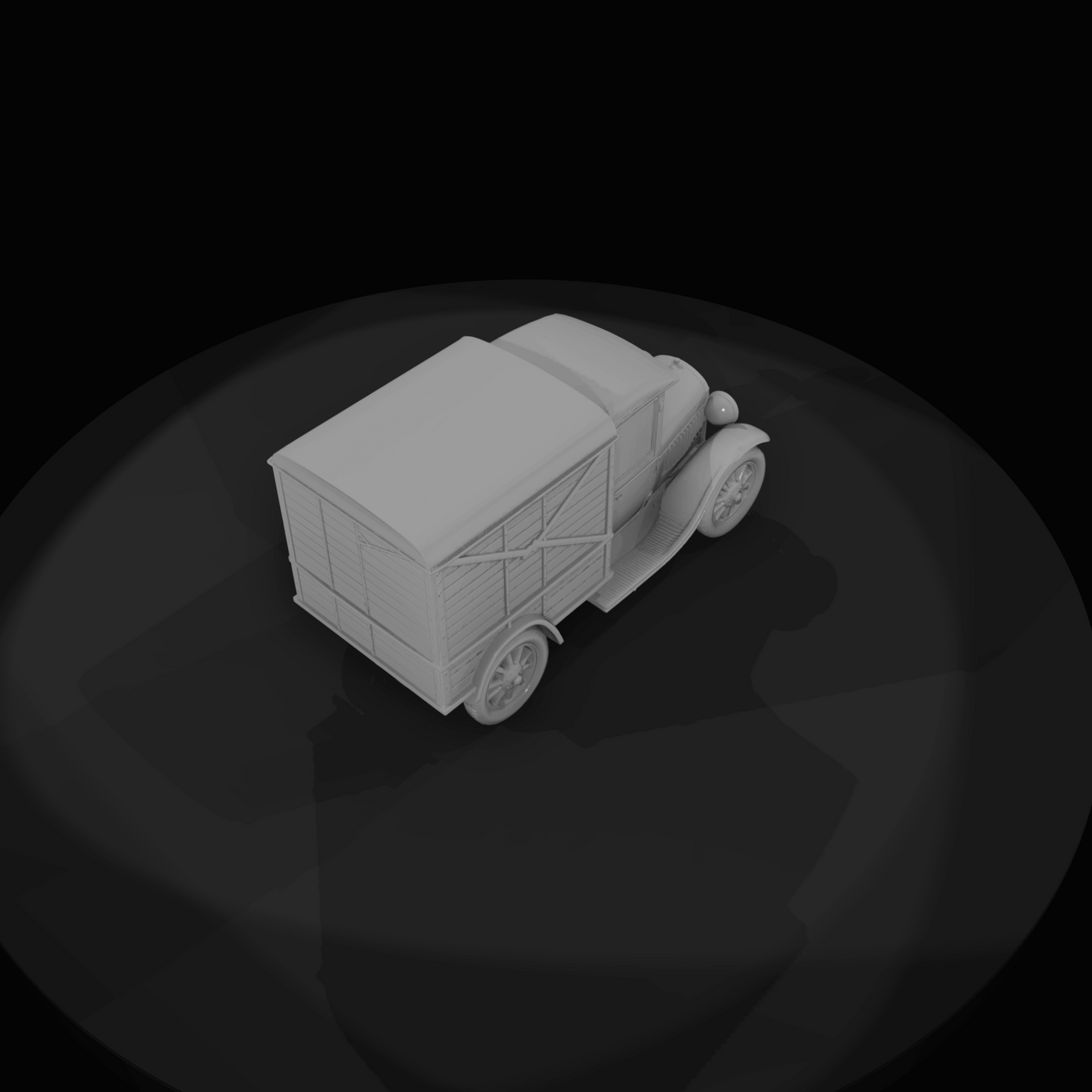 vintage delivery/box truck